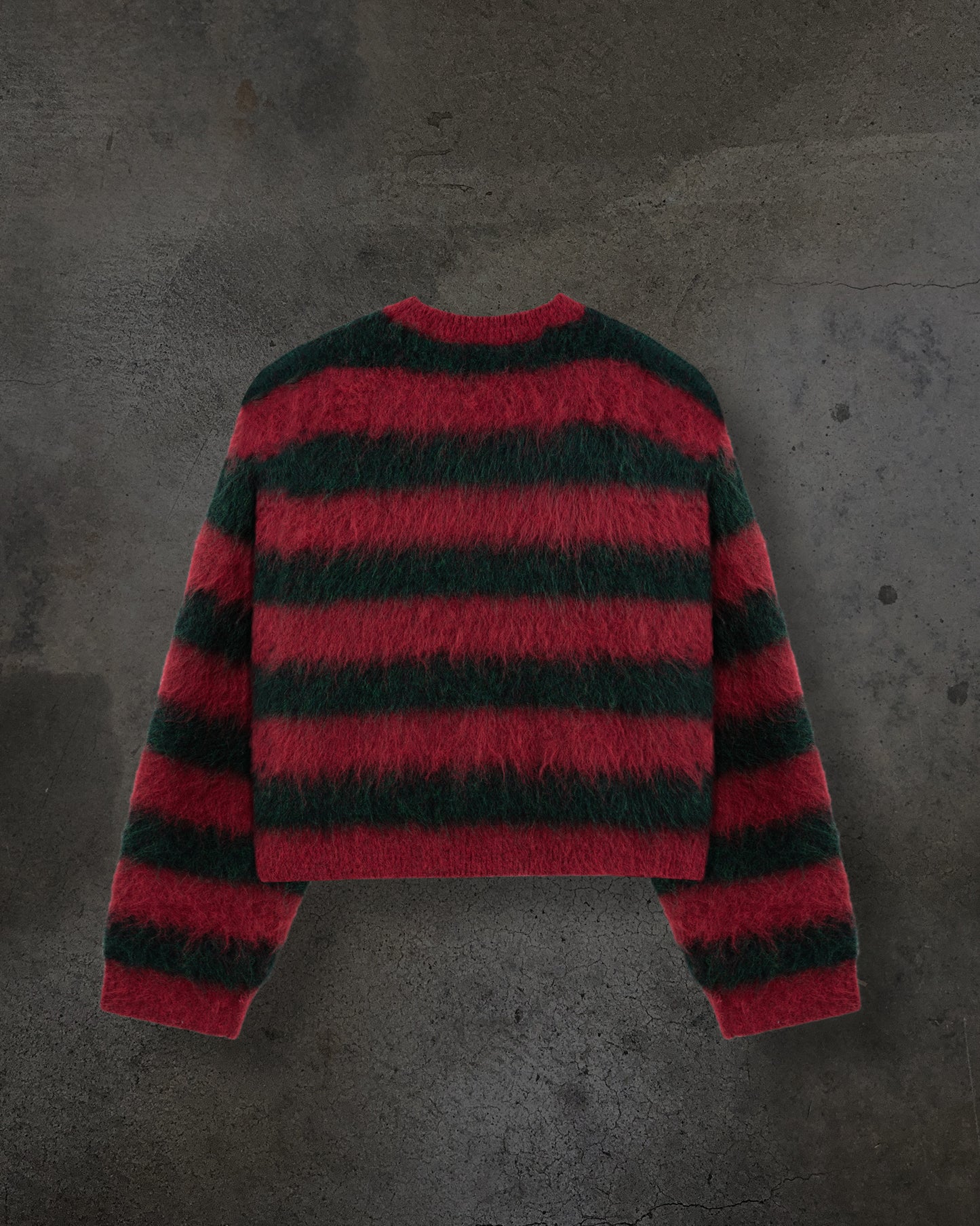 NIGHTMARE MOHAIR (RED/GREEN)
