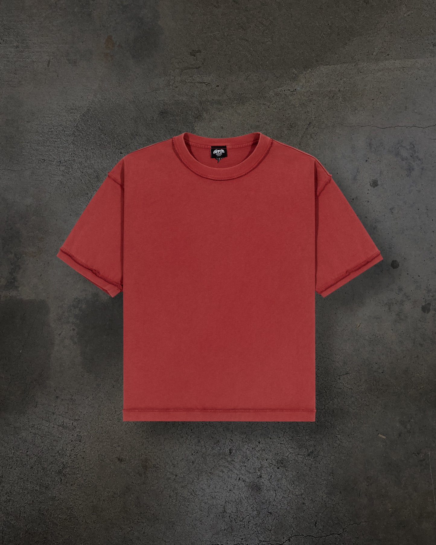 HEAVY BLANK TEE (CHERRY)