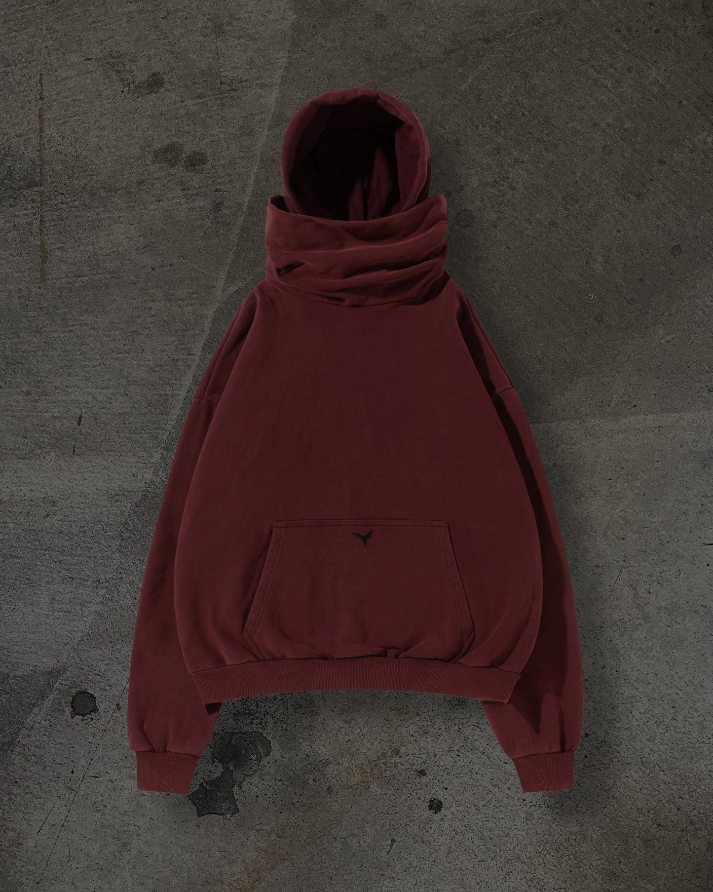 MASKED HOODIE (CRIMSON)