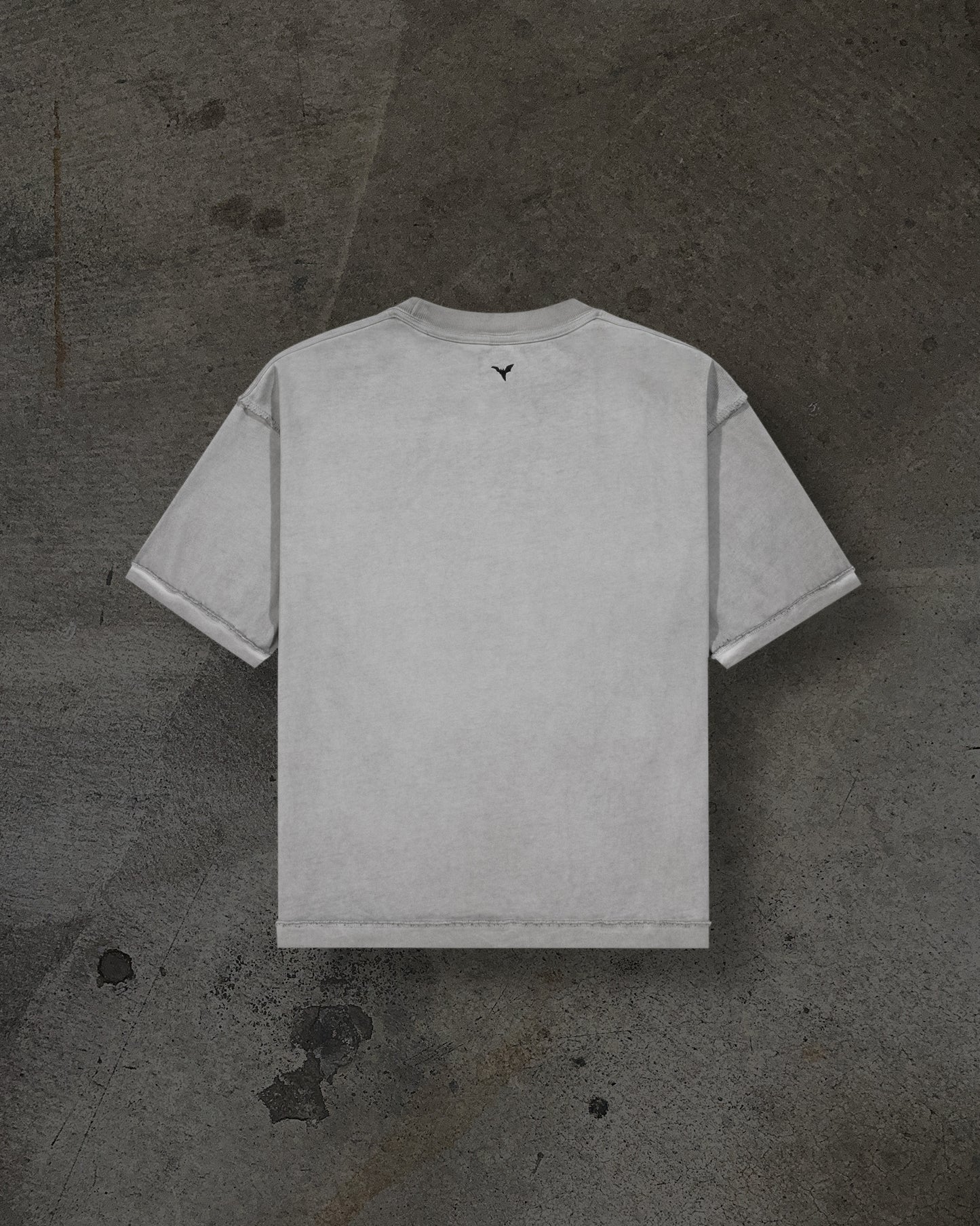HEAVY BLANK TEE (DYED GREY)