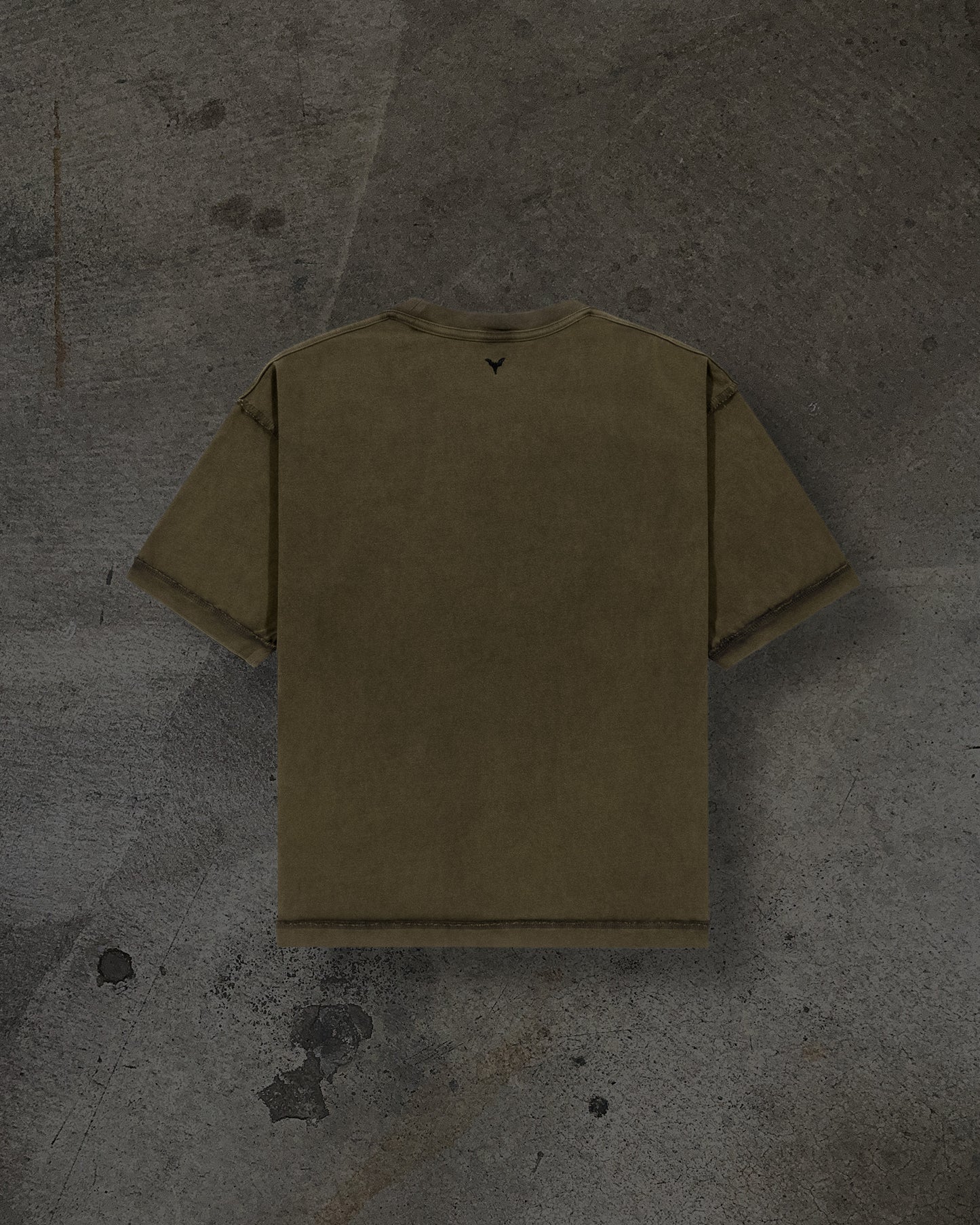 HEAVY BLANK TEE (ASH)