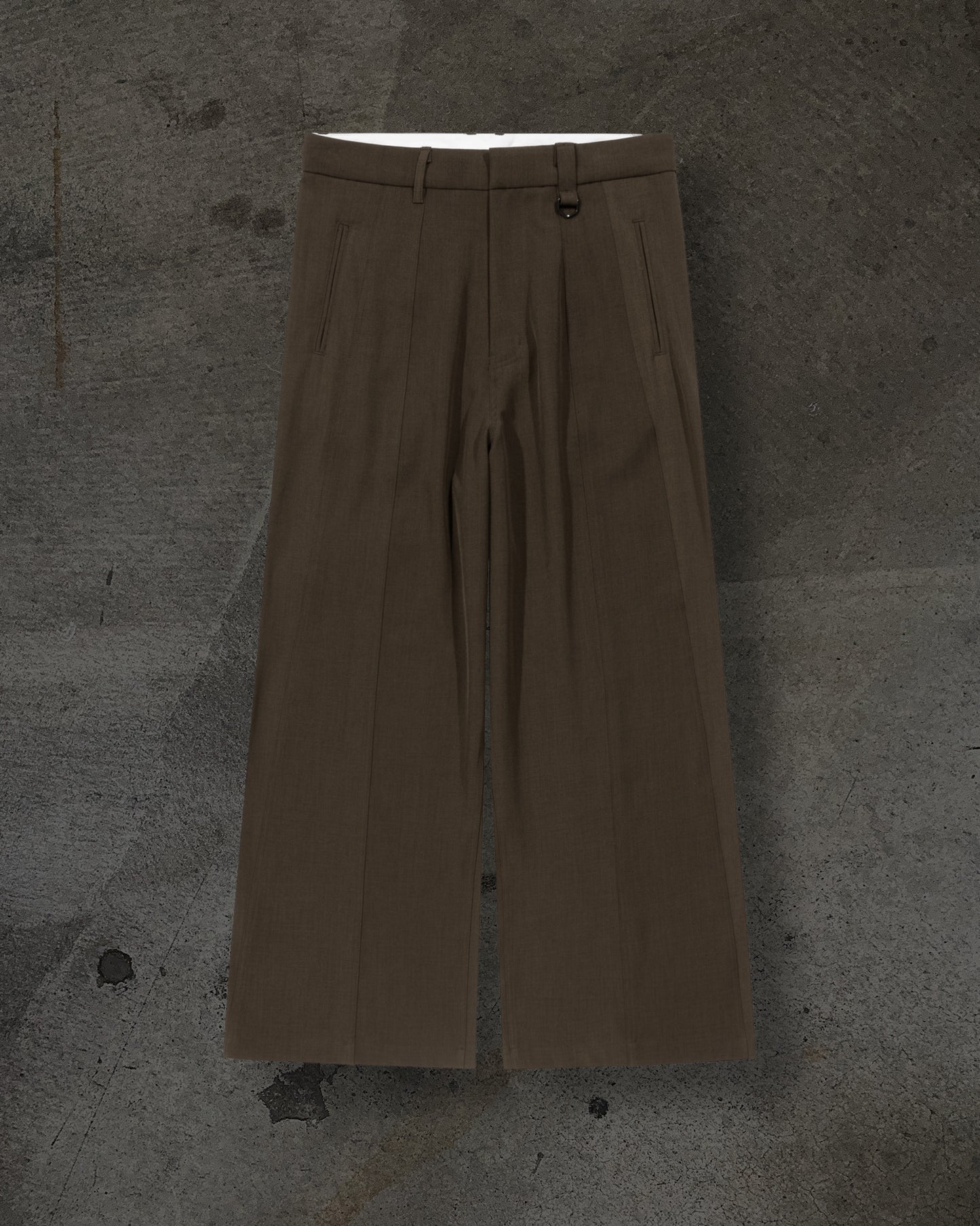 WIDE-LEG DRESS PANTS (MOCHA)
