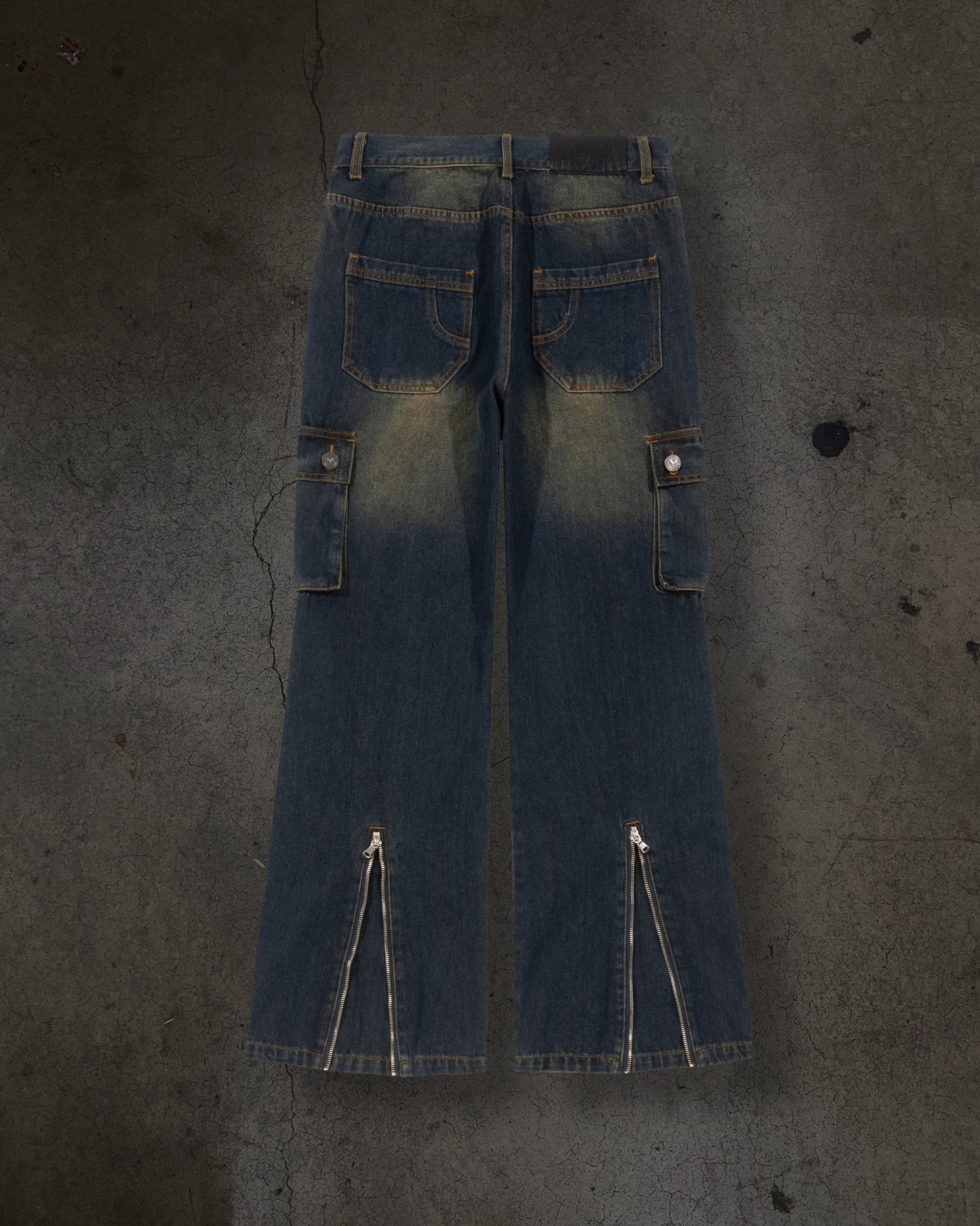 DENIM CARGOS (NAVY)