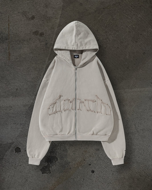 ARCH LOGO ZIPUP (SAND)