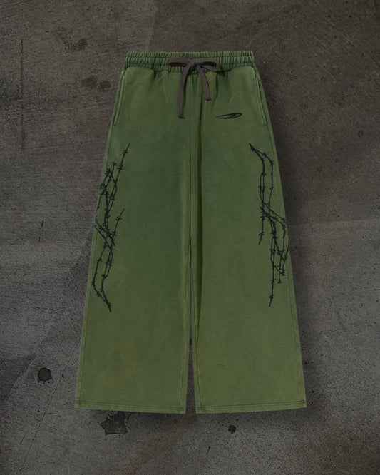 ATHLETIC BARBED SWEATS (PINE)