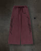 ATHLETIC BARBED SWEATS (CRIMSON)