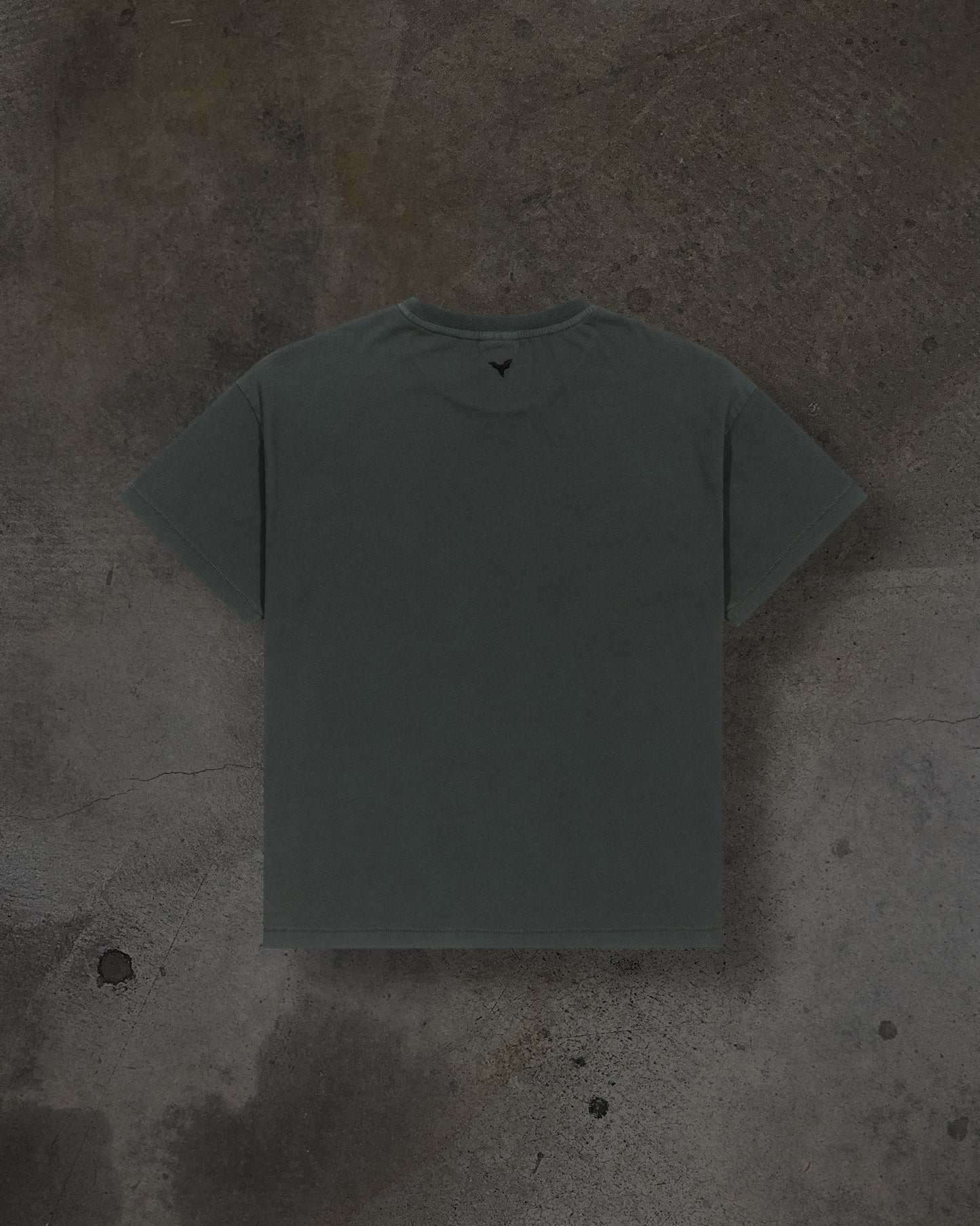 CROPPED BLANK TEE (FOREST)