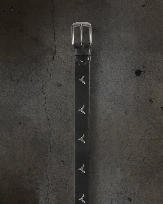 DITCH BAT LEATHER BELT (NOIR)