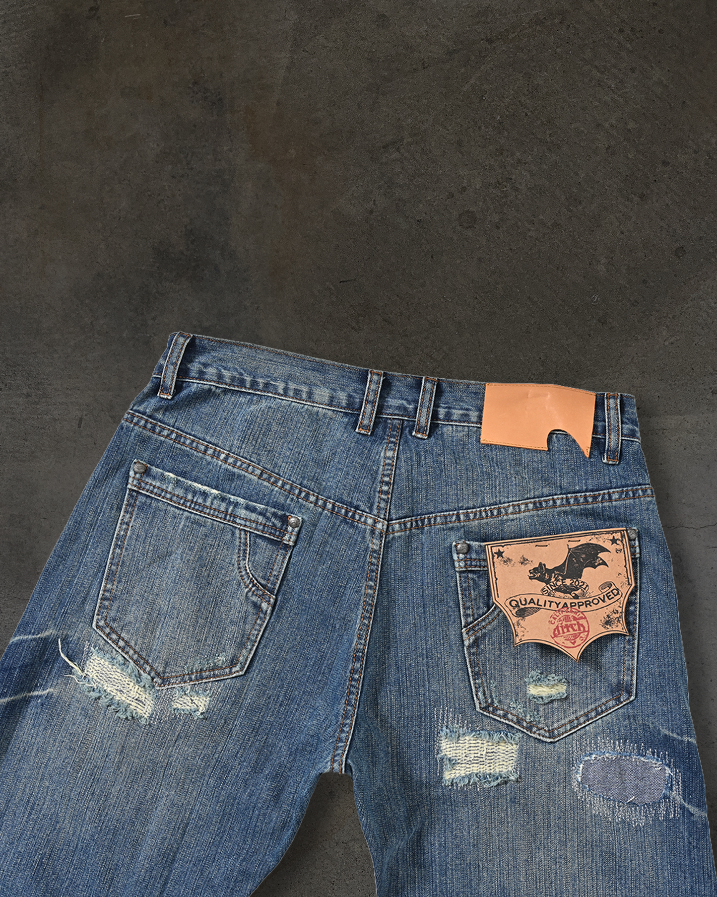 CLAWMARK DENIM (REPAIRED LIGHT WASH)