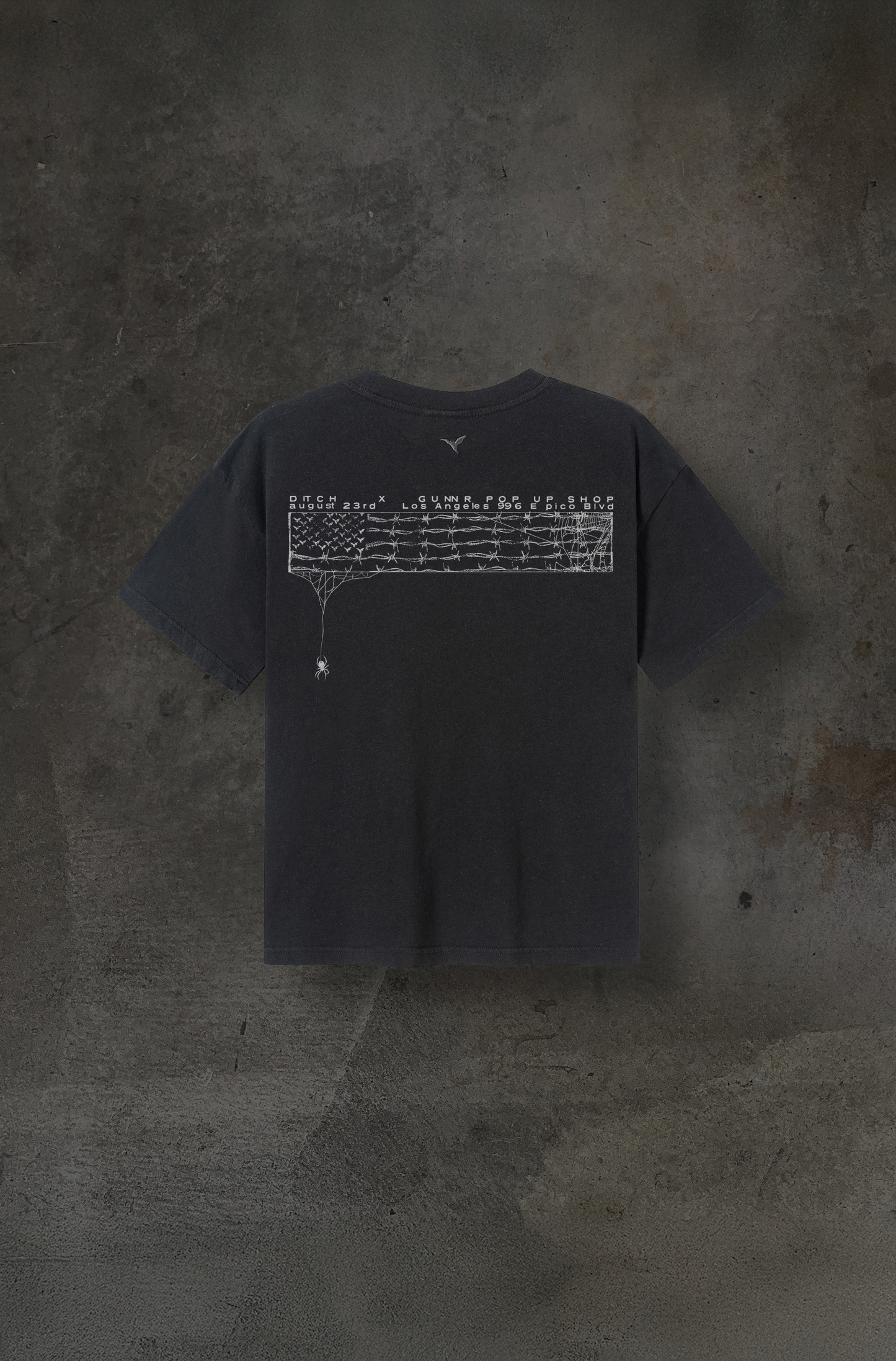 GUNNR POPUP TEE (COAL)
