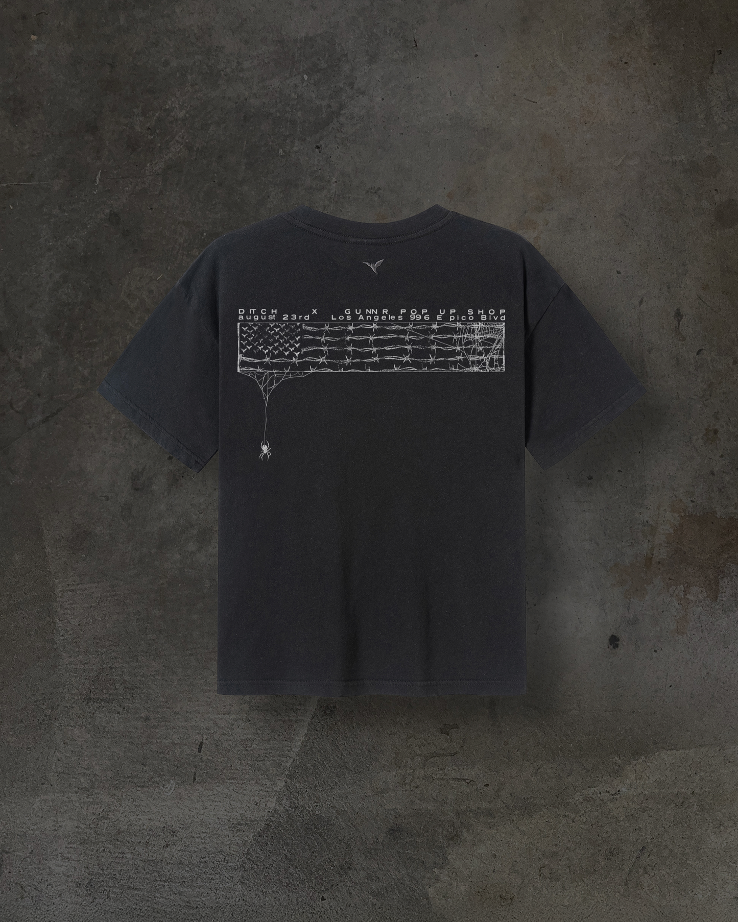 GUNNR POPUP TEE (COAL)