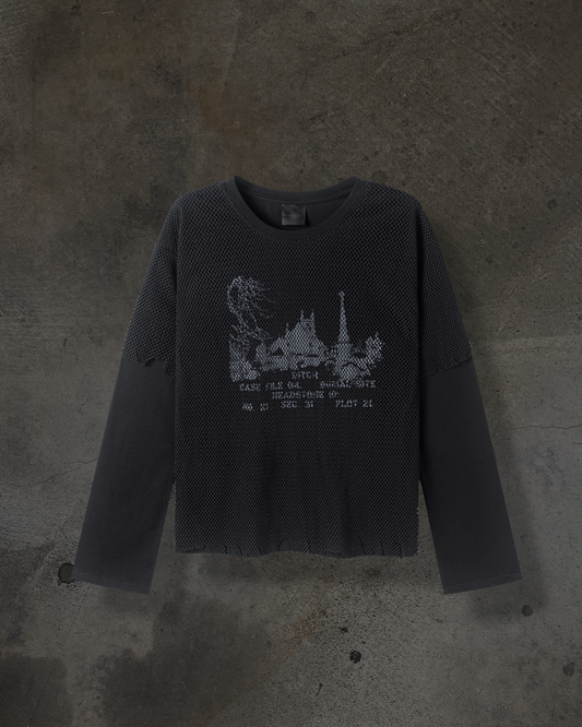 MESH LAYERED LONGSLEEVE (NOIR)
