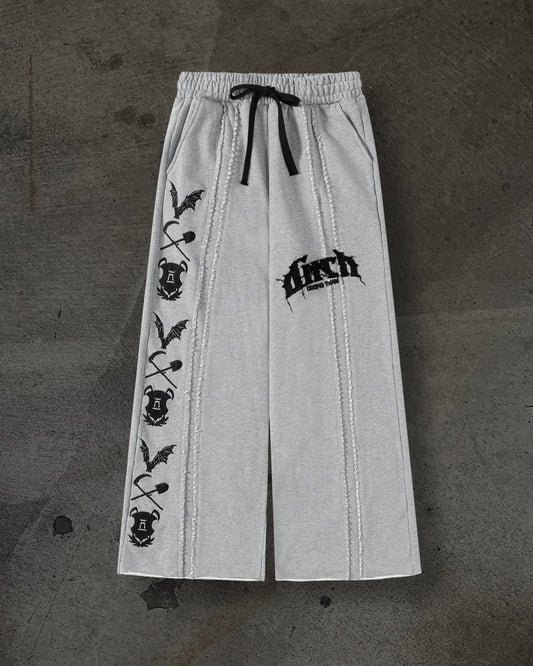 PATCHED SWEATS (HEATHER GREY)