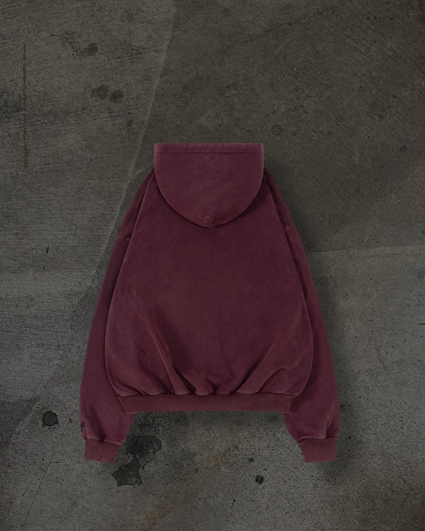ATHLETIC ZIPUP (CRIMSON)