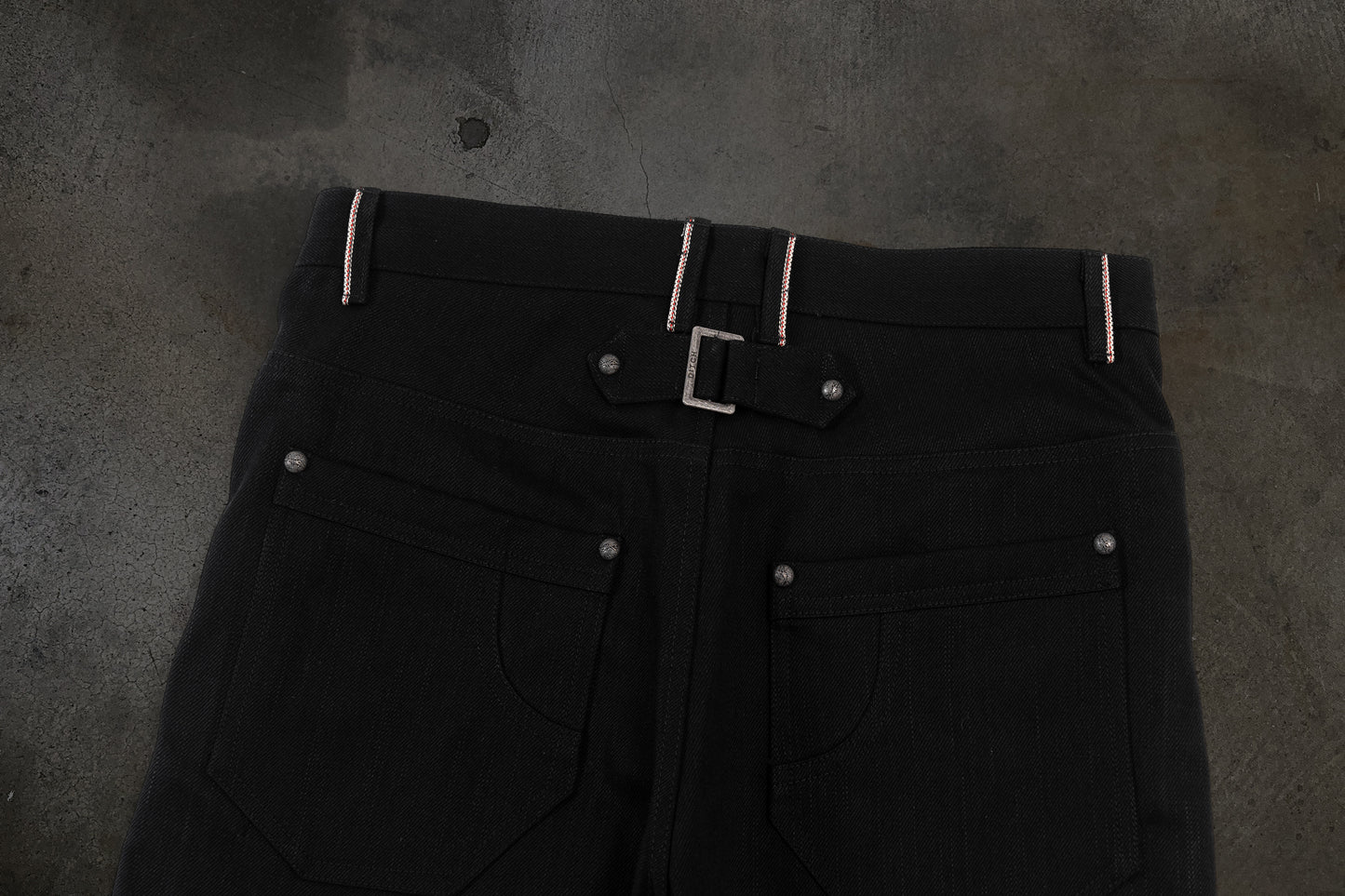 JAPANESE SELVEDGE SLUB DENIM (JET BLACK)