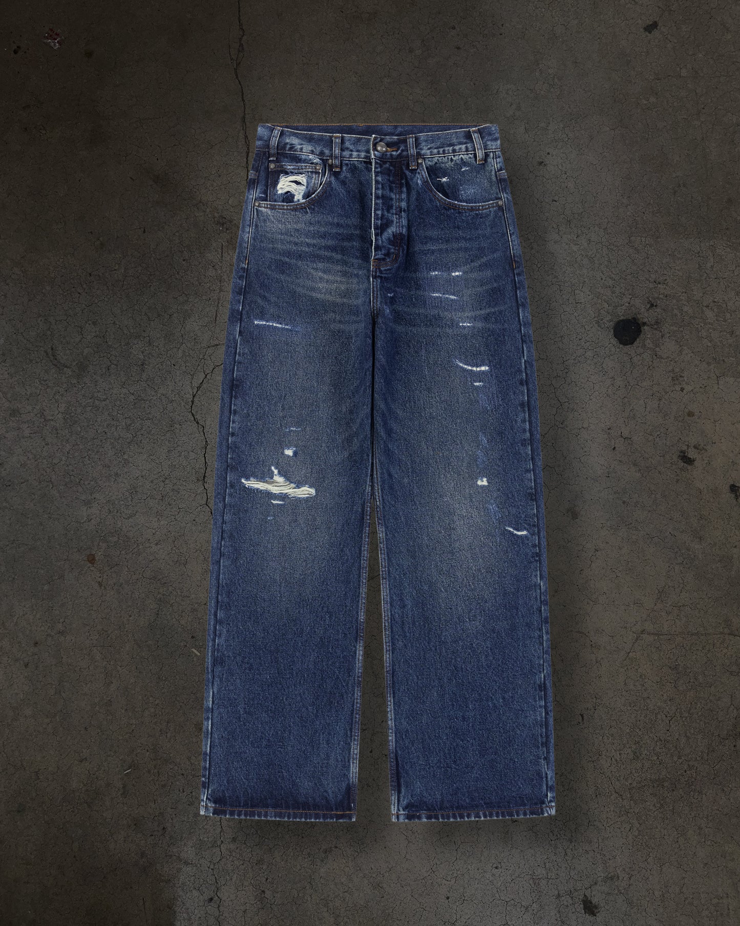 REPAIRED DENIM (DARK WASH)