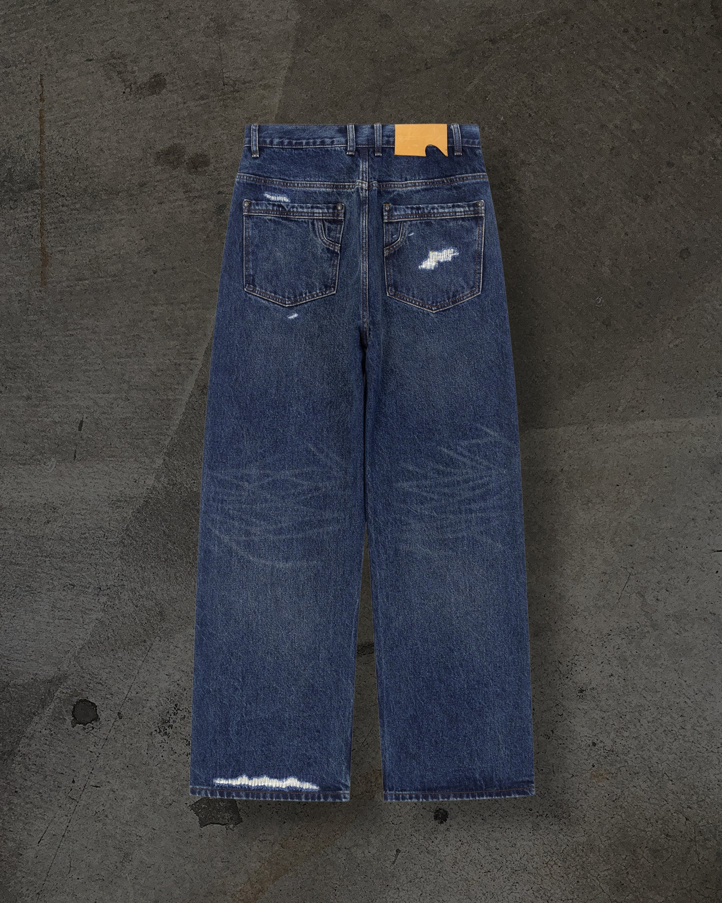 REPAIRED DENIM (DARK WASH)