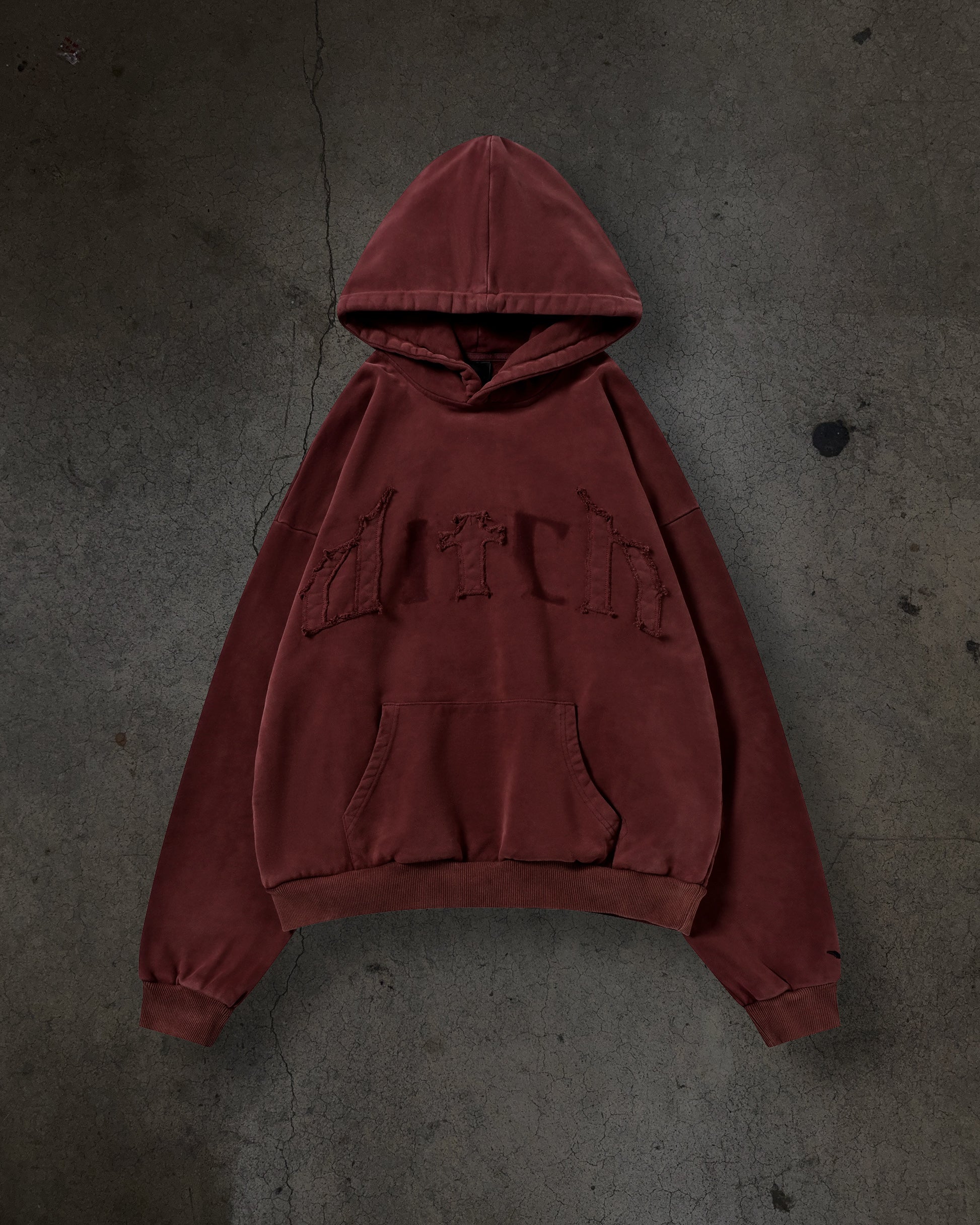 MISSING PATCH PULLOVER (CRIMSON) – ditch
