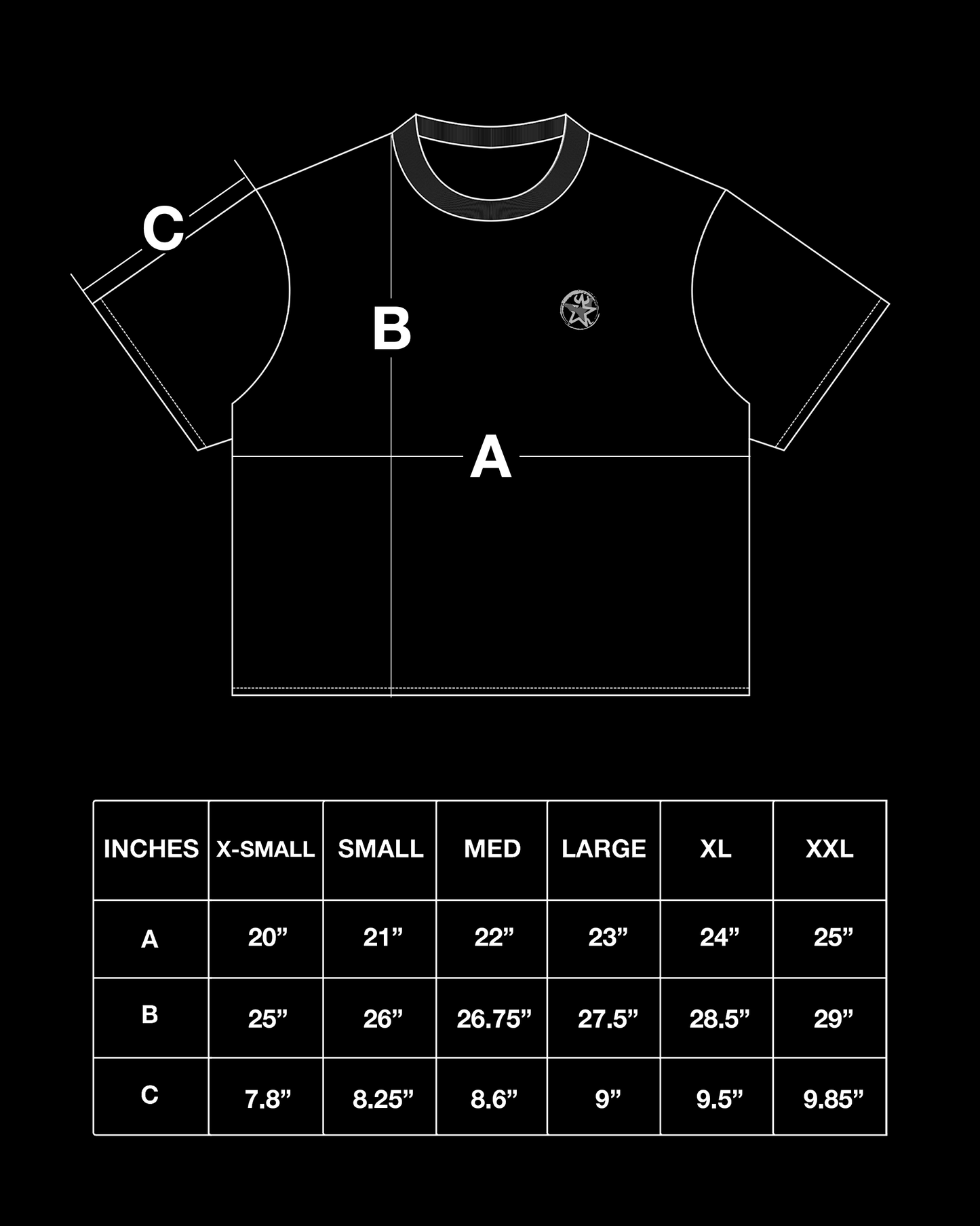 DISTRESSED TEE (COAL)