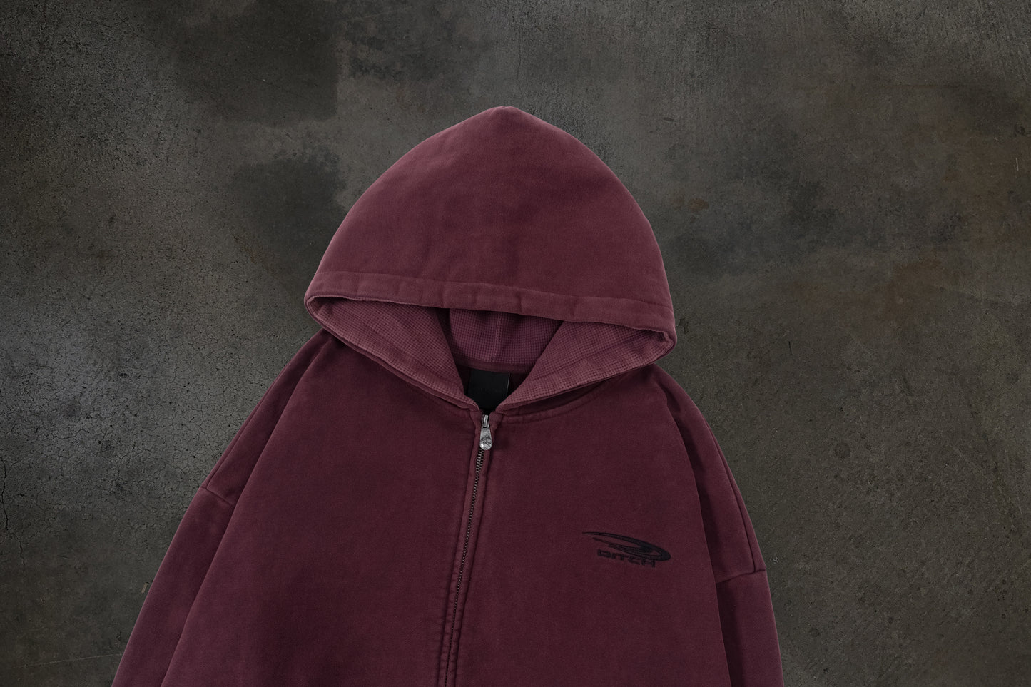 ATHLETIC ZIPUP (CRIMSON)