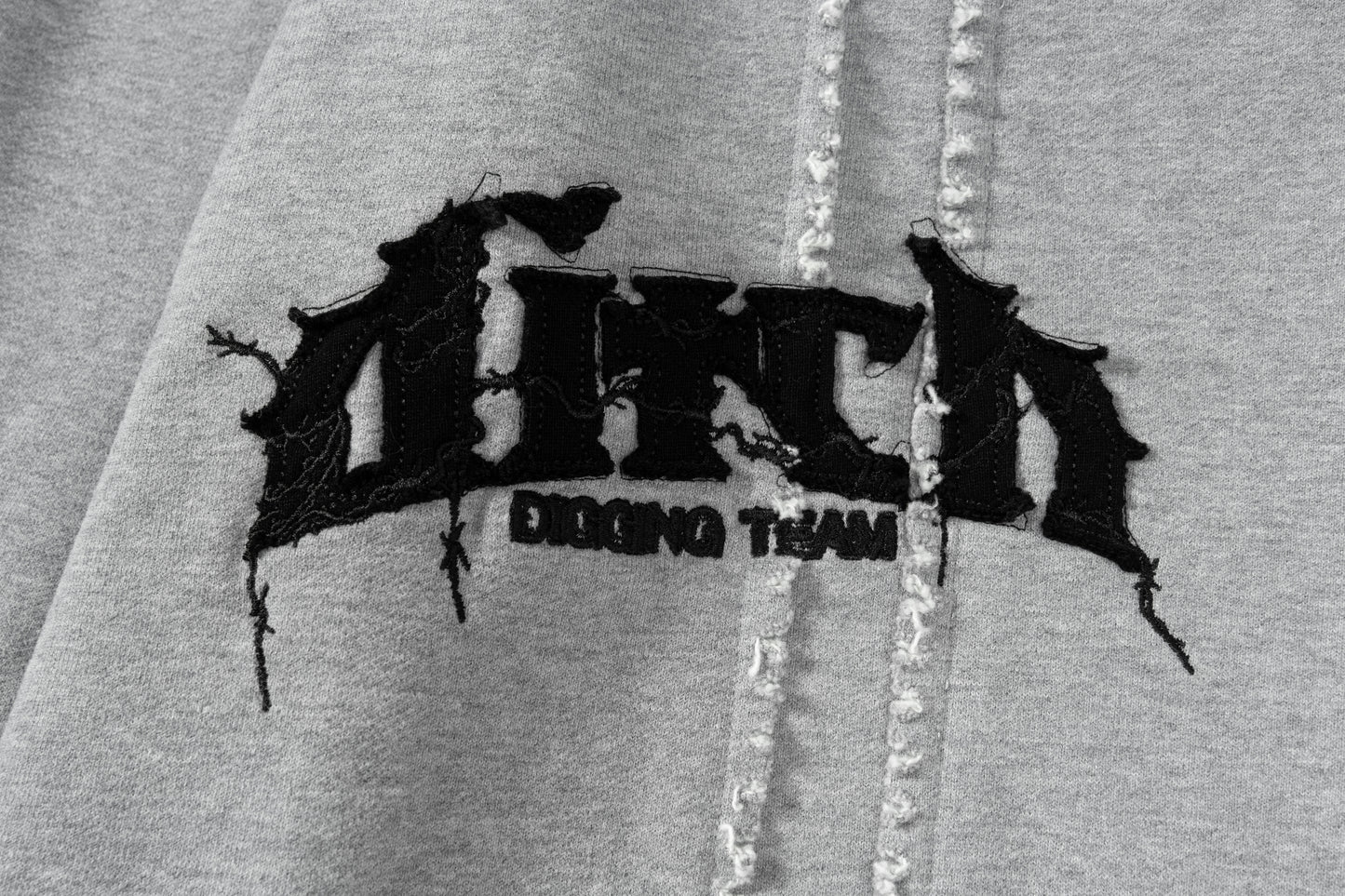 PATCHED SWEATS (HEATHER GREY)