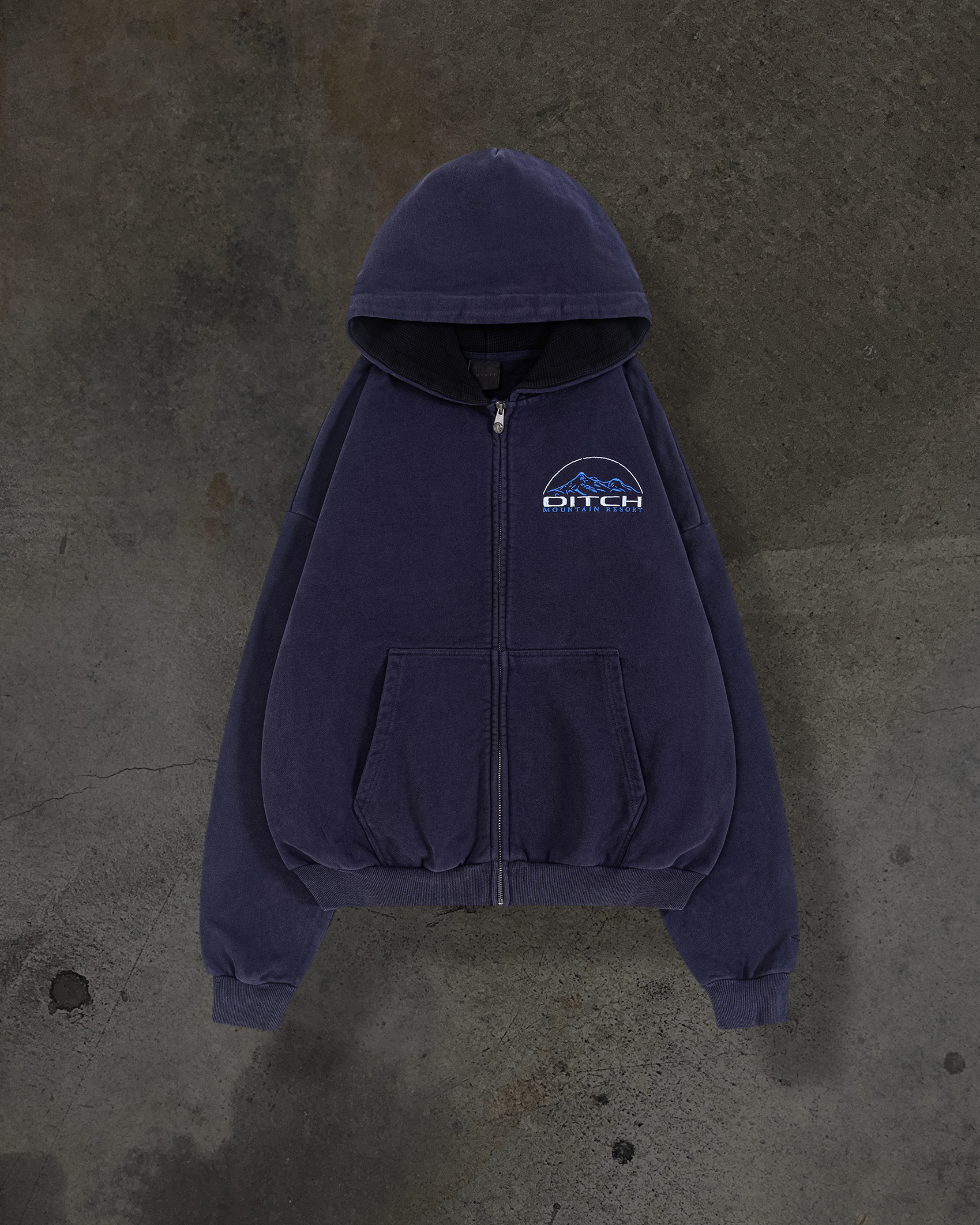 RESORT ZIPUP (NAVY) – ditch