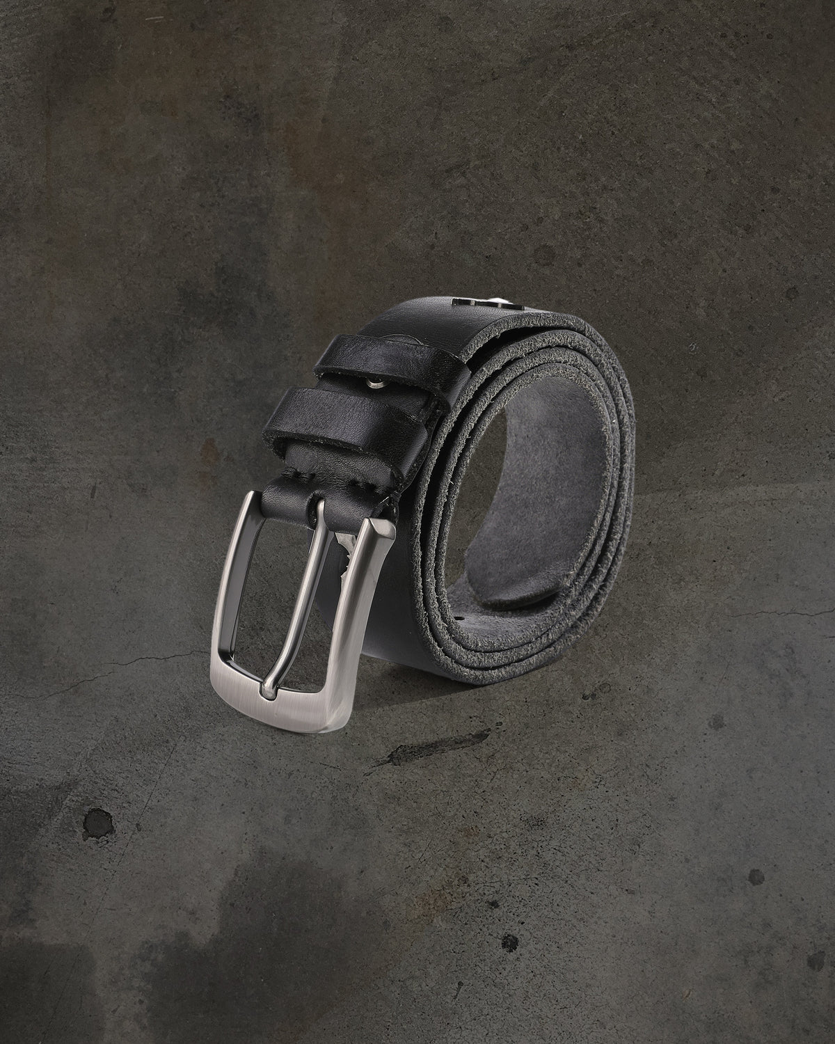 DITCH BAT LEATHER BELT (NOIR)