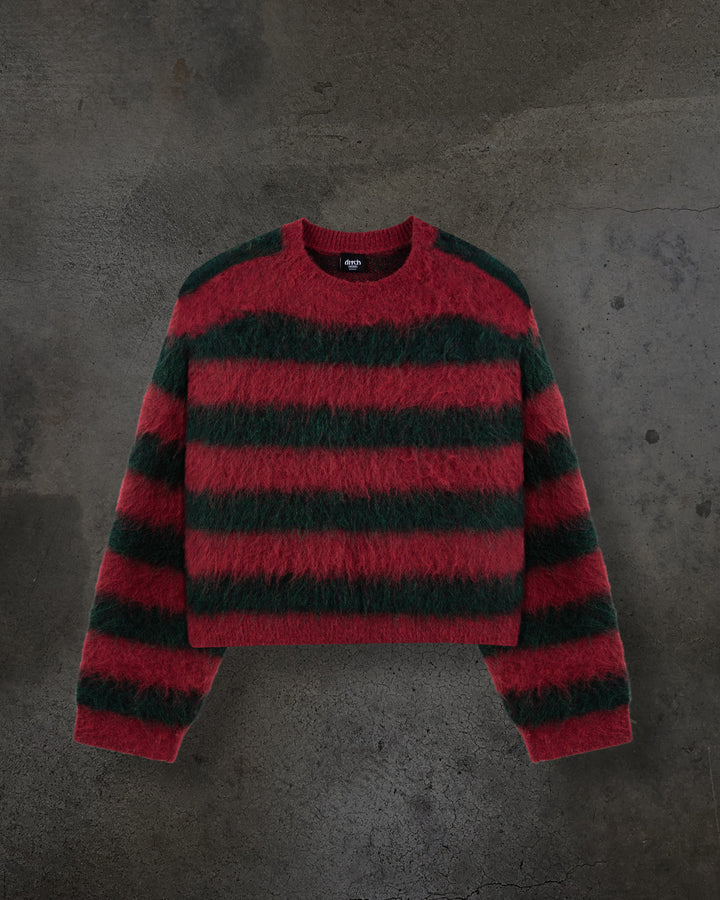 NIGHTMARE MOHAIR (RED/GREEN)