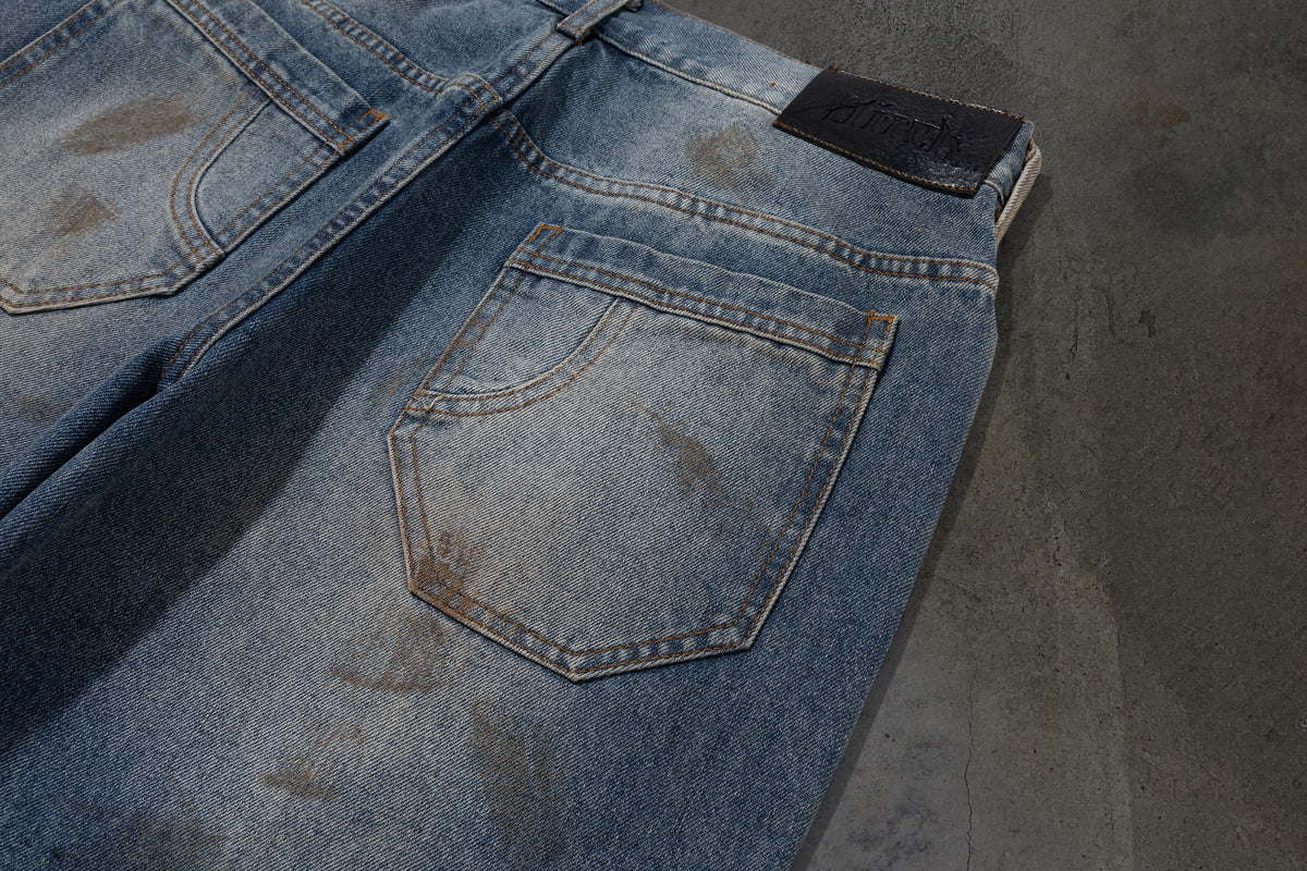BAGGY DENIM (MUDDY)