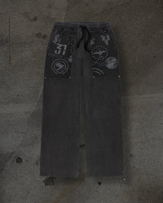 CORVIDITCH POCKET SWEATS (COAL)