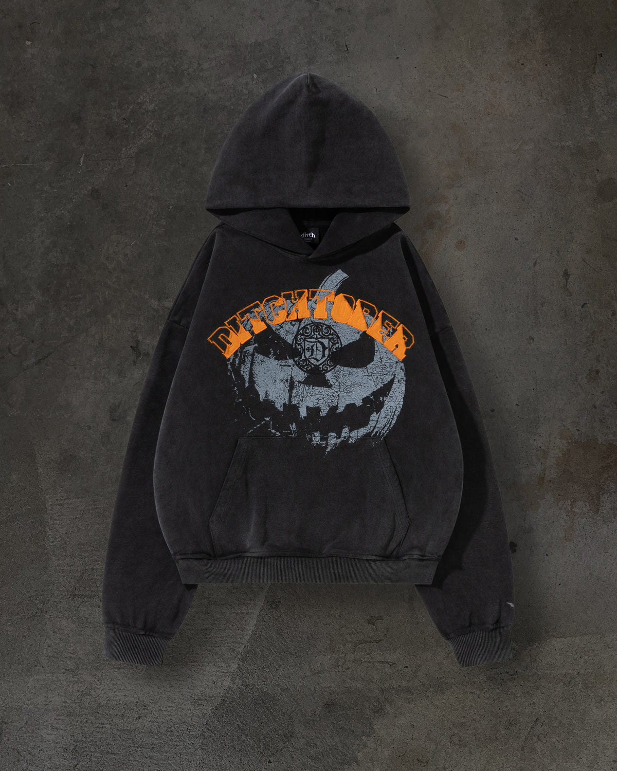 PUMPKIN PATCH PULLOVER (COAL/ORANGE)
