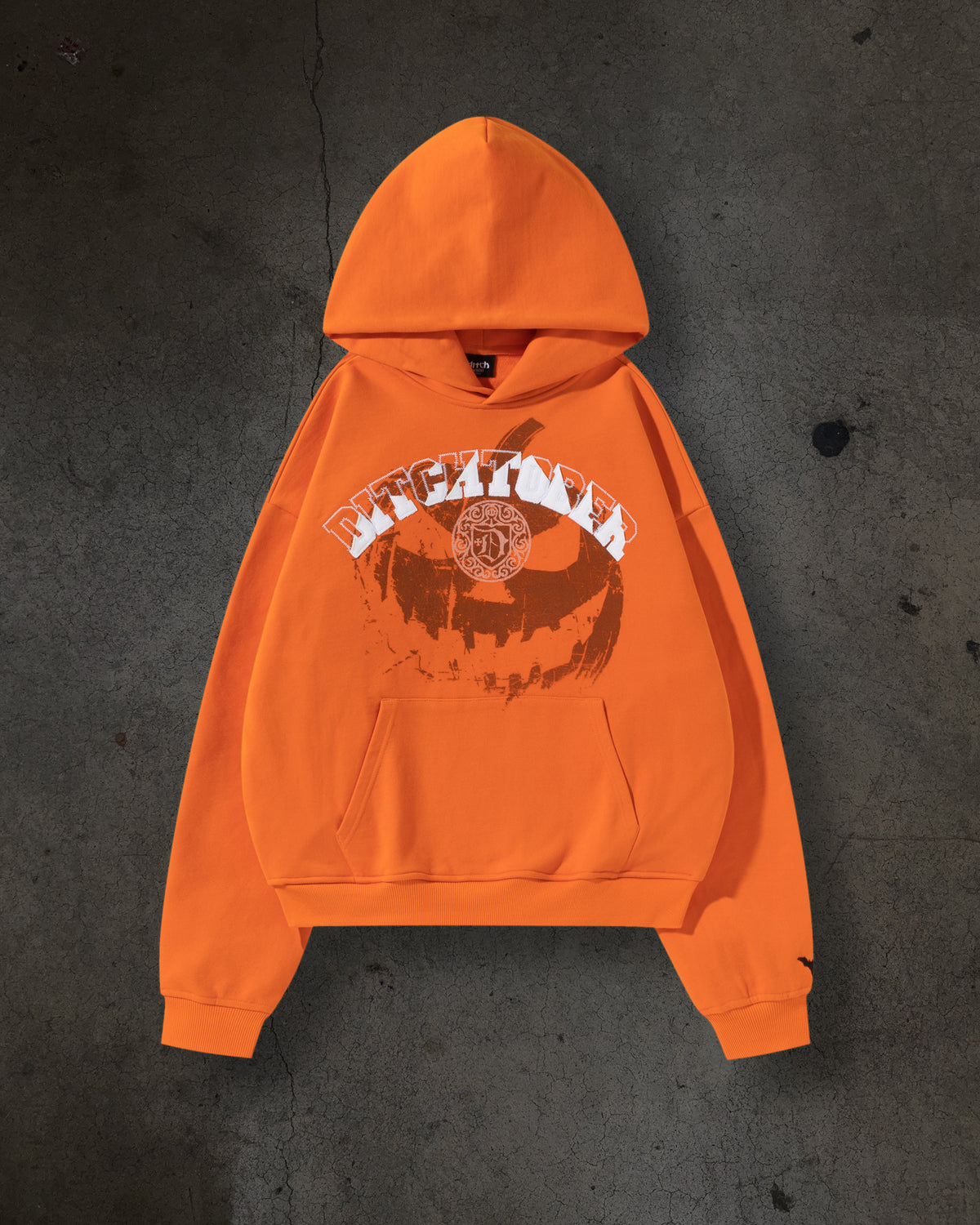PUMPKIN PATCH PULLOVER (ORANGE/WHITE)