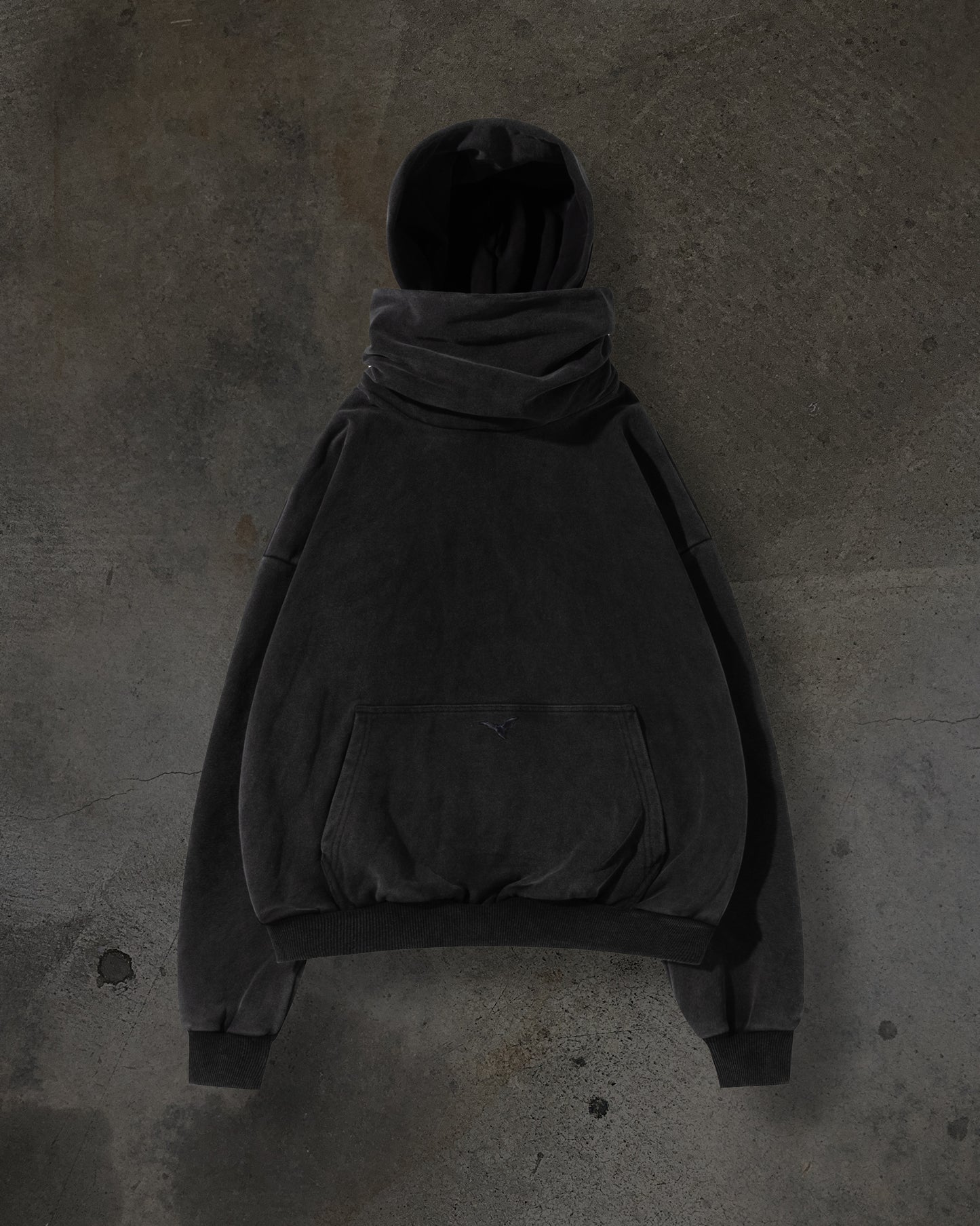 MASKED HOODIE (COAL)