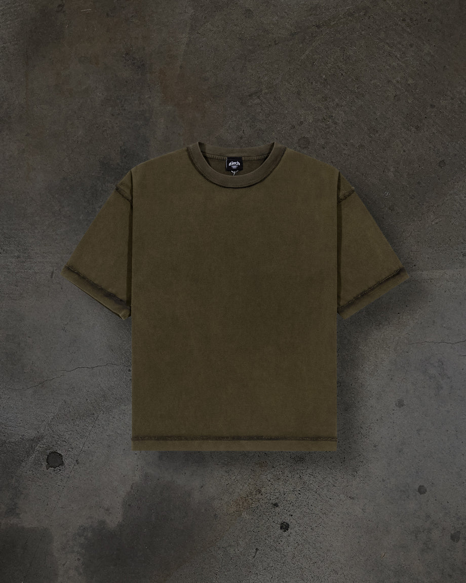 HEAVY BLANK TEE (ASH)