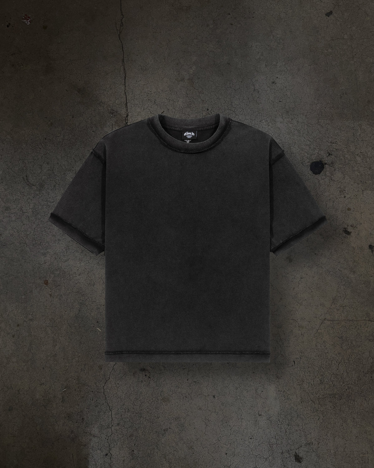 HEAVY BLANK TEE (COAL)