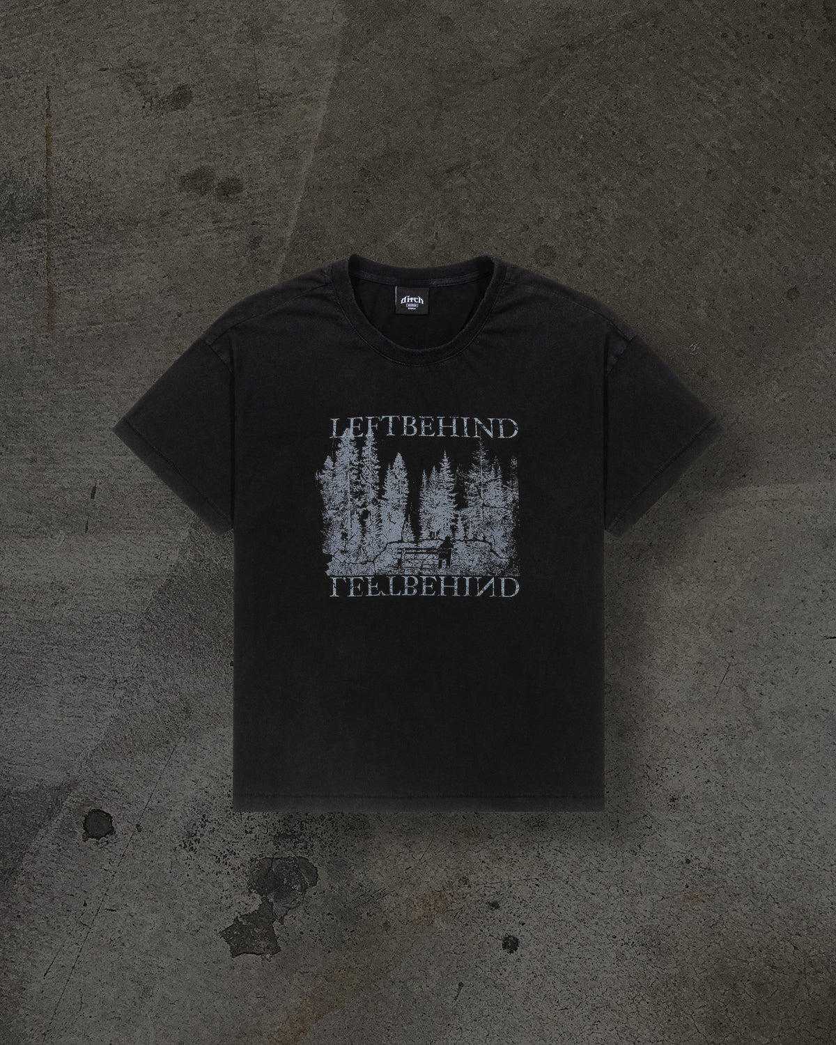 UPSIDE DOWN TEE (COAL)