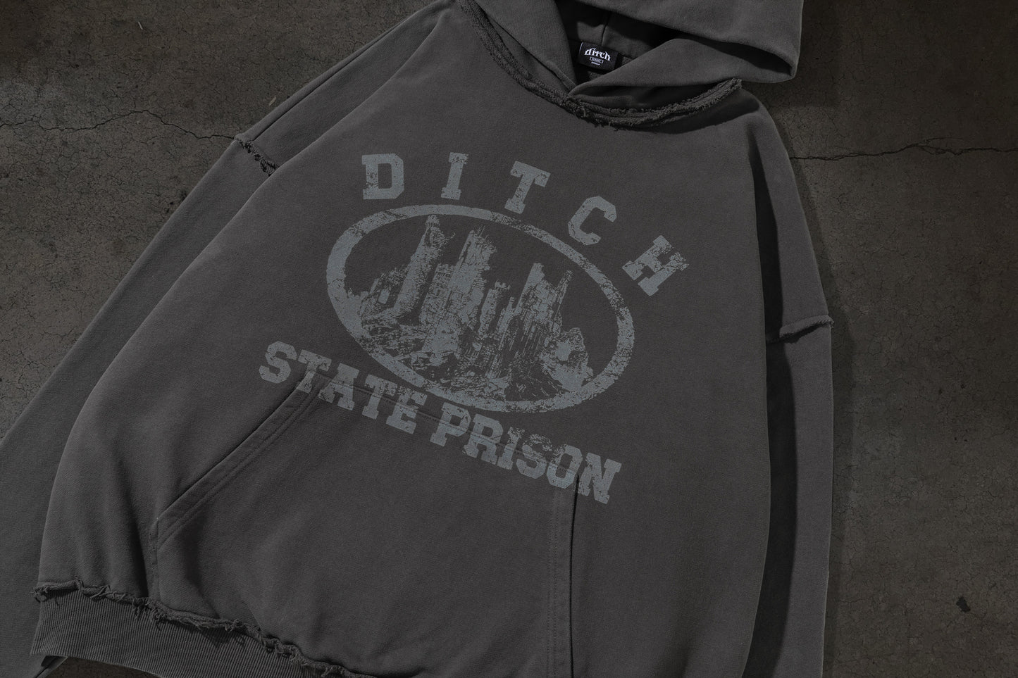 DITCH STATE PRISON PULLOVER (CEMENT)