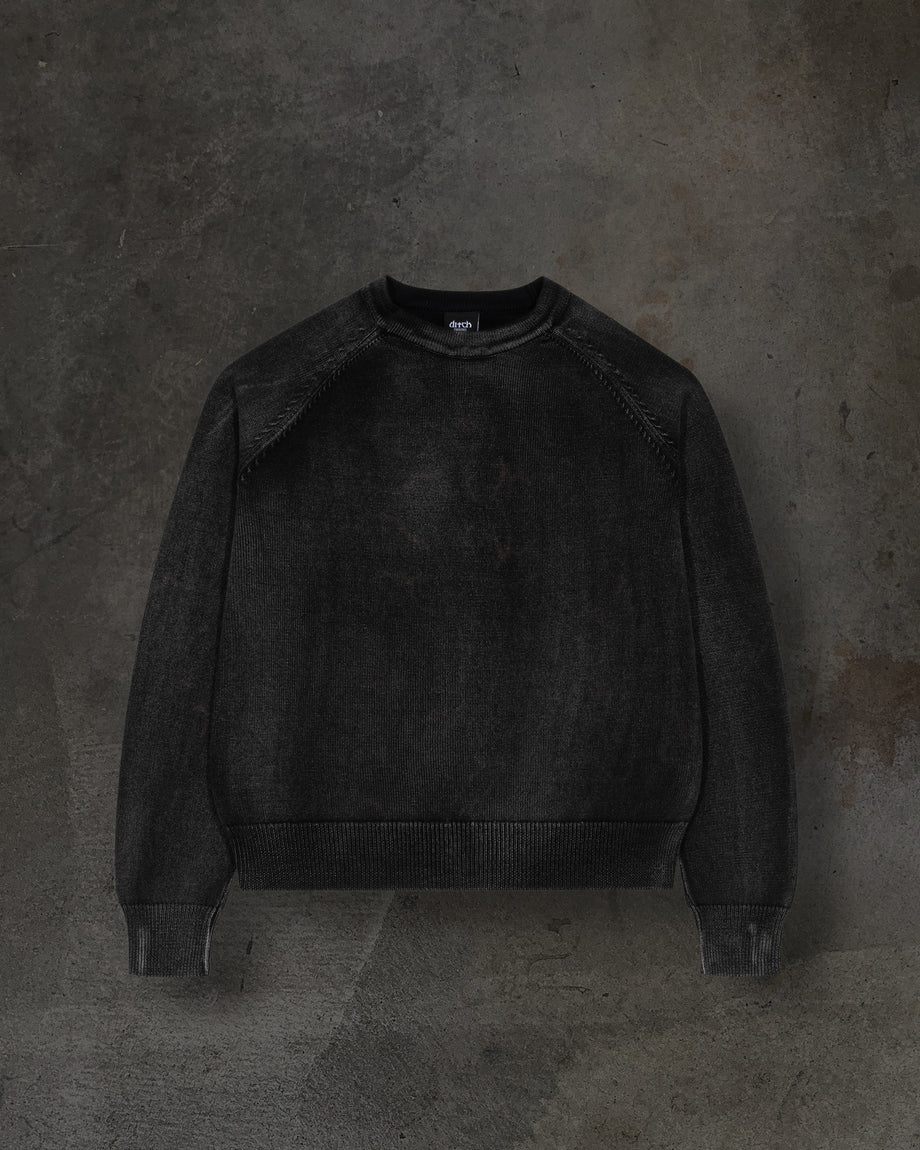 KNITTED SWEATER (COAL)