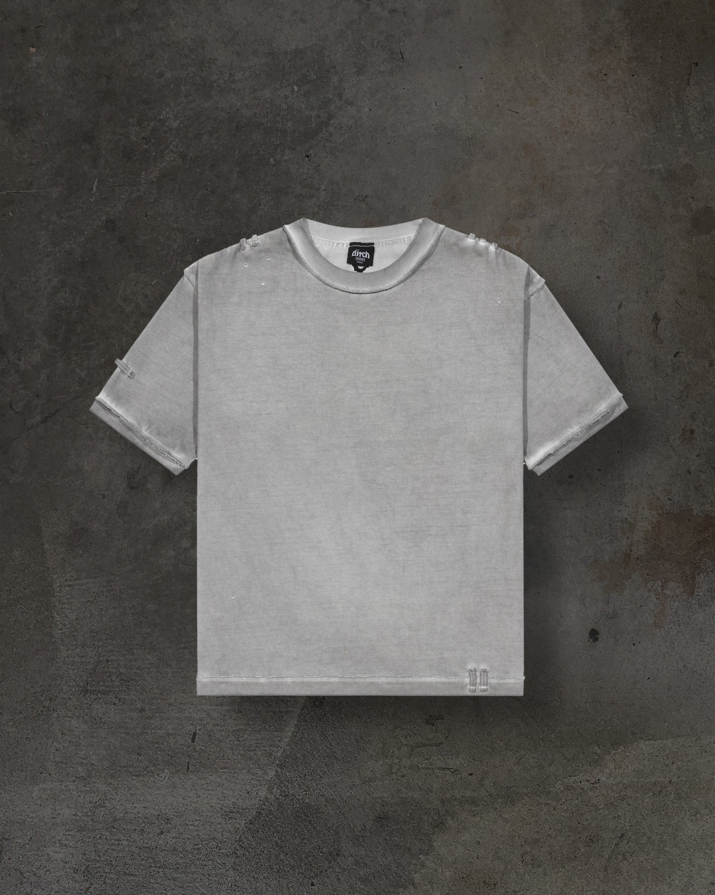 HOOK TEE (DYED GREY)