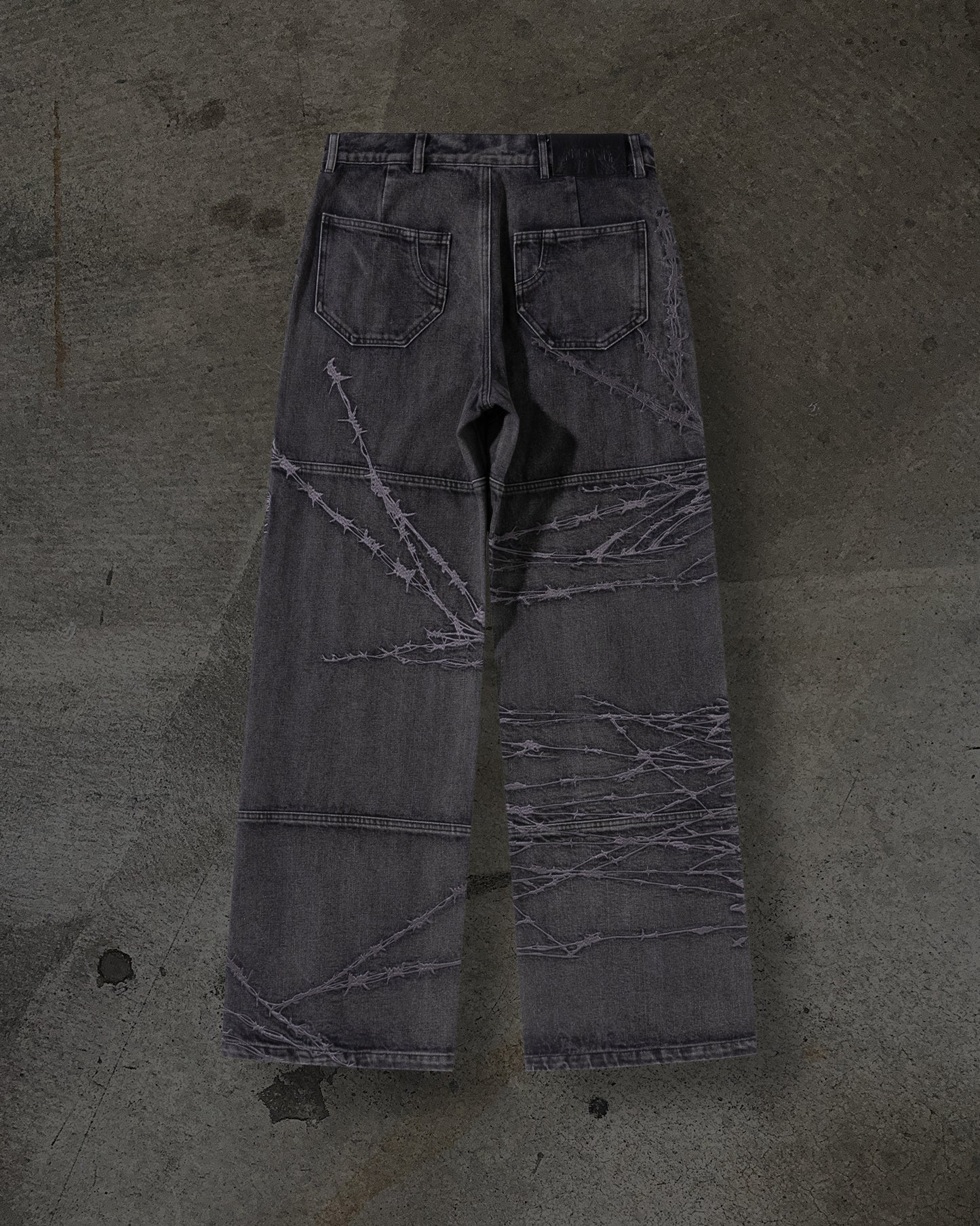 BARBED WIRE DENIM (COAL)