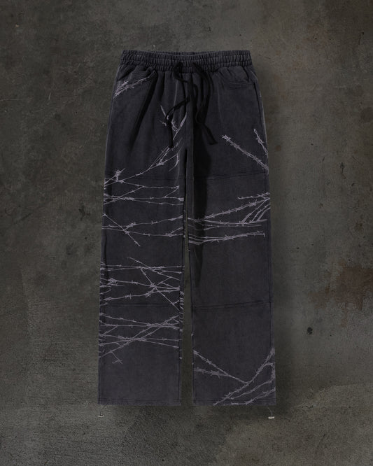 BARBED WIRE SWEATPANTS (COAL)