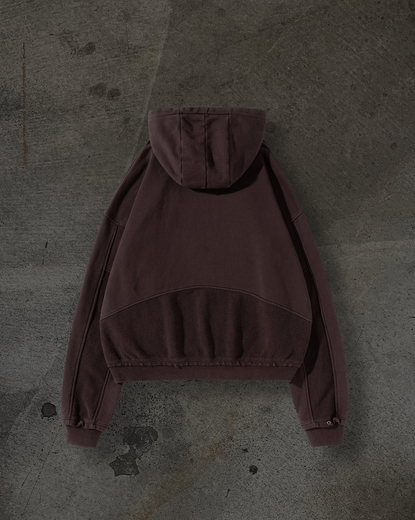 TRACK HOODIE (MOCHA)