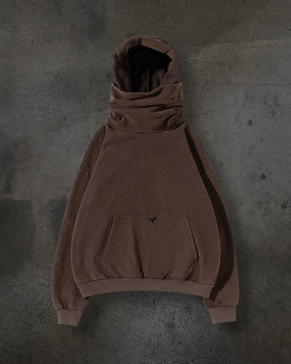 MASKED HOODIE (MOCHA)