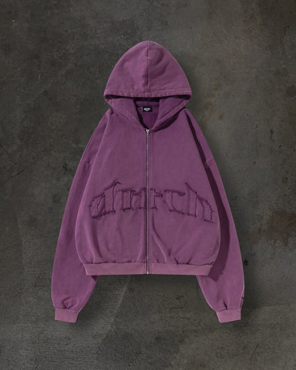 ARCH LOGO ZIPUP (PURPLE)