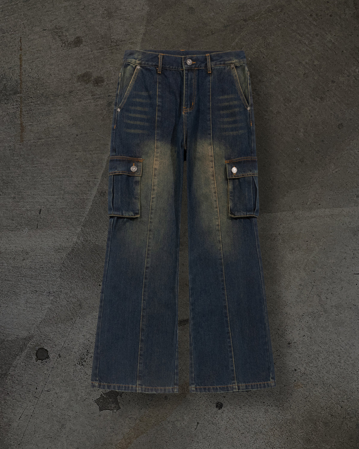 DENIM CARGOS (NAVY)