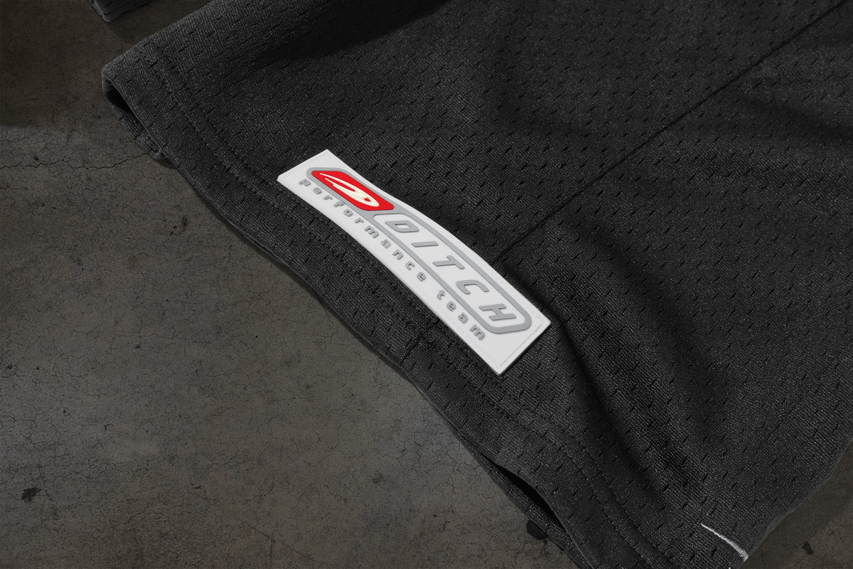BADGE MESH SHORTS (NOIR)