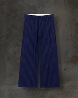 PINSTRIPED NAVY/WHT