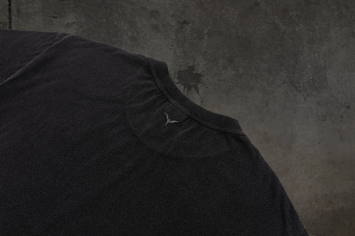 CROPPED BLANK TEE (COAL)