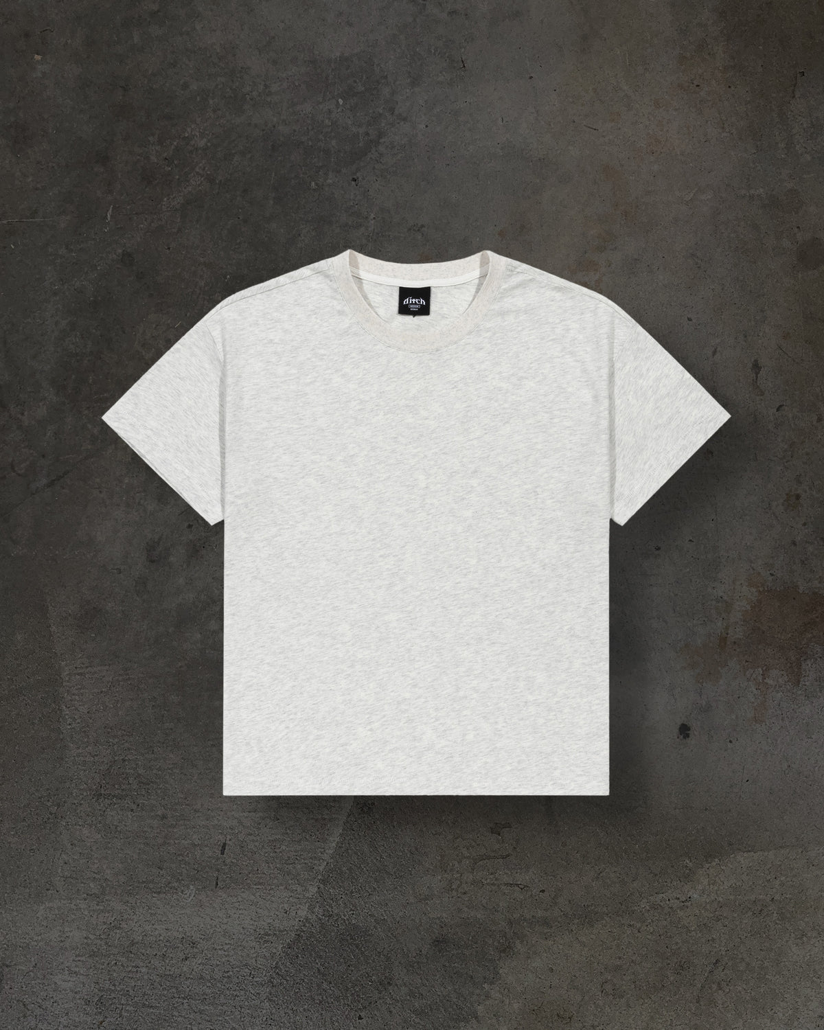 CROPPED BLANK TEE (HEATHER)