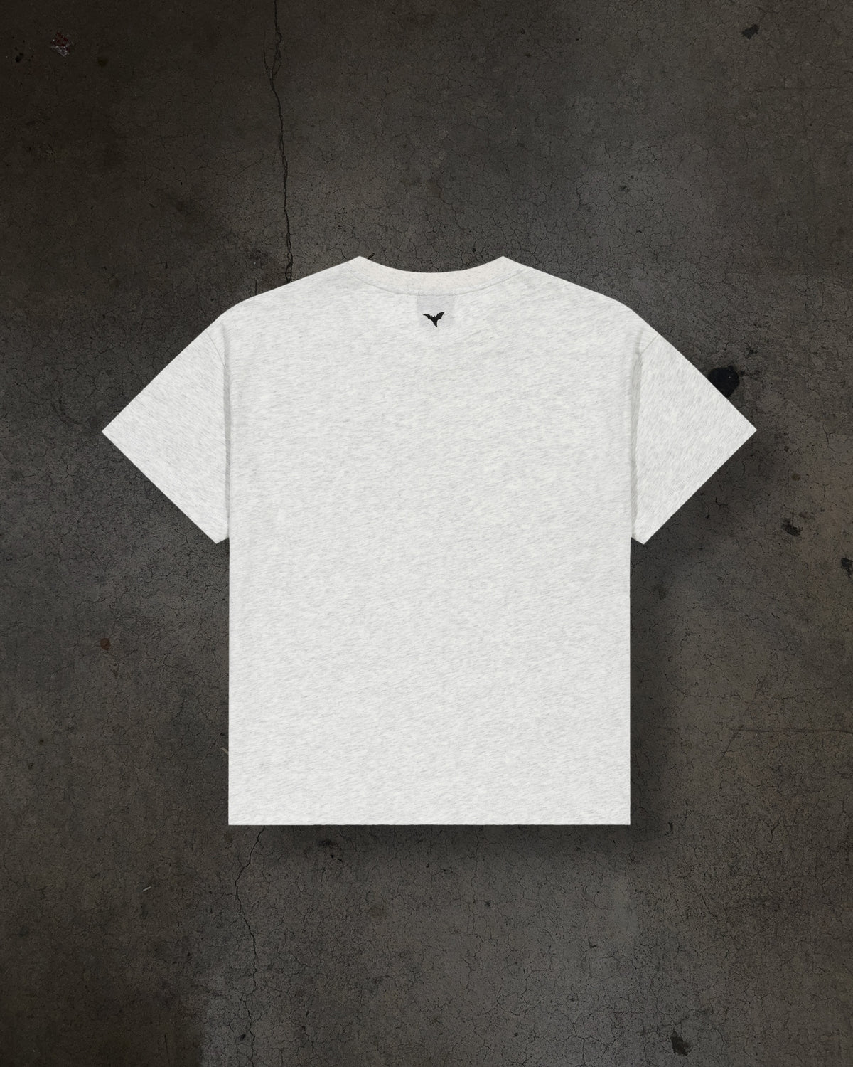 CROPPED BLANK TEE (HEATHER)